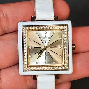 Figaro Couture Quartz Movt Ladies Watch Stainless Steel Back